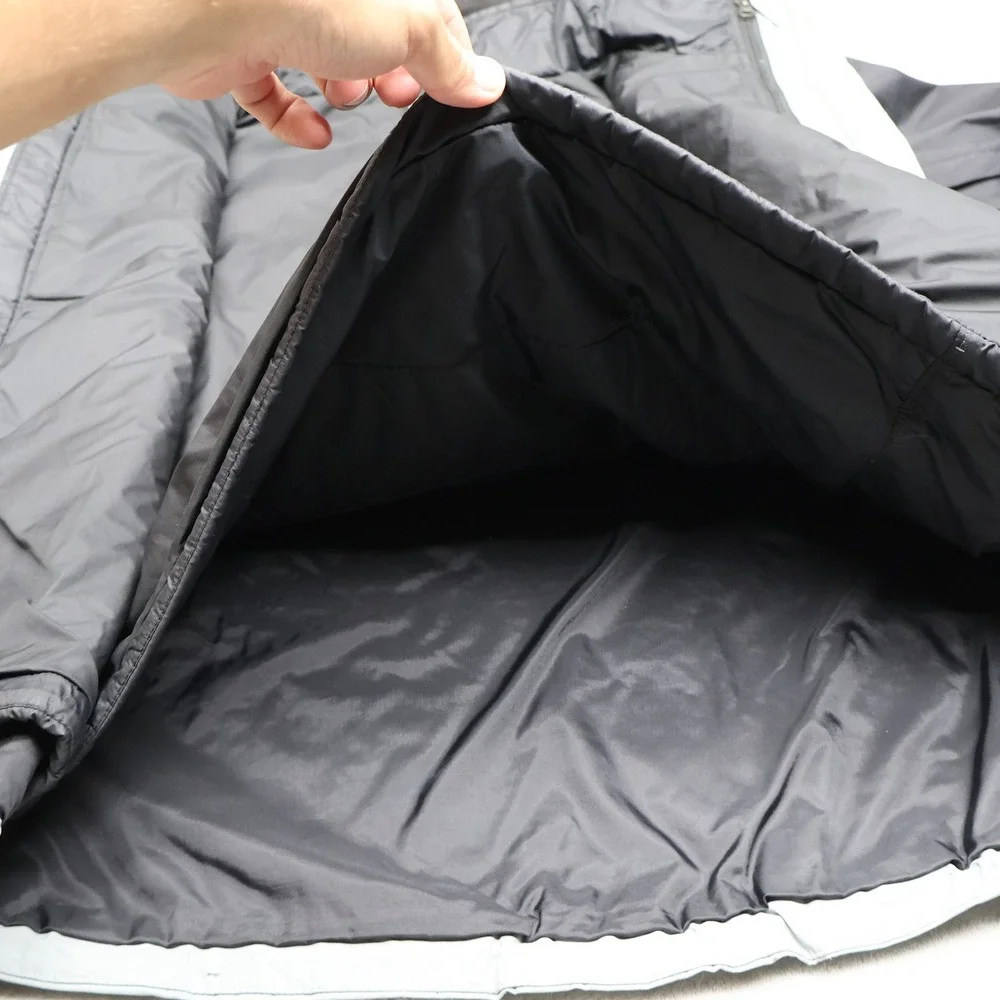 North Face Jacket Mens Large Grey Insulated Waterproof Removable Liner 3in1